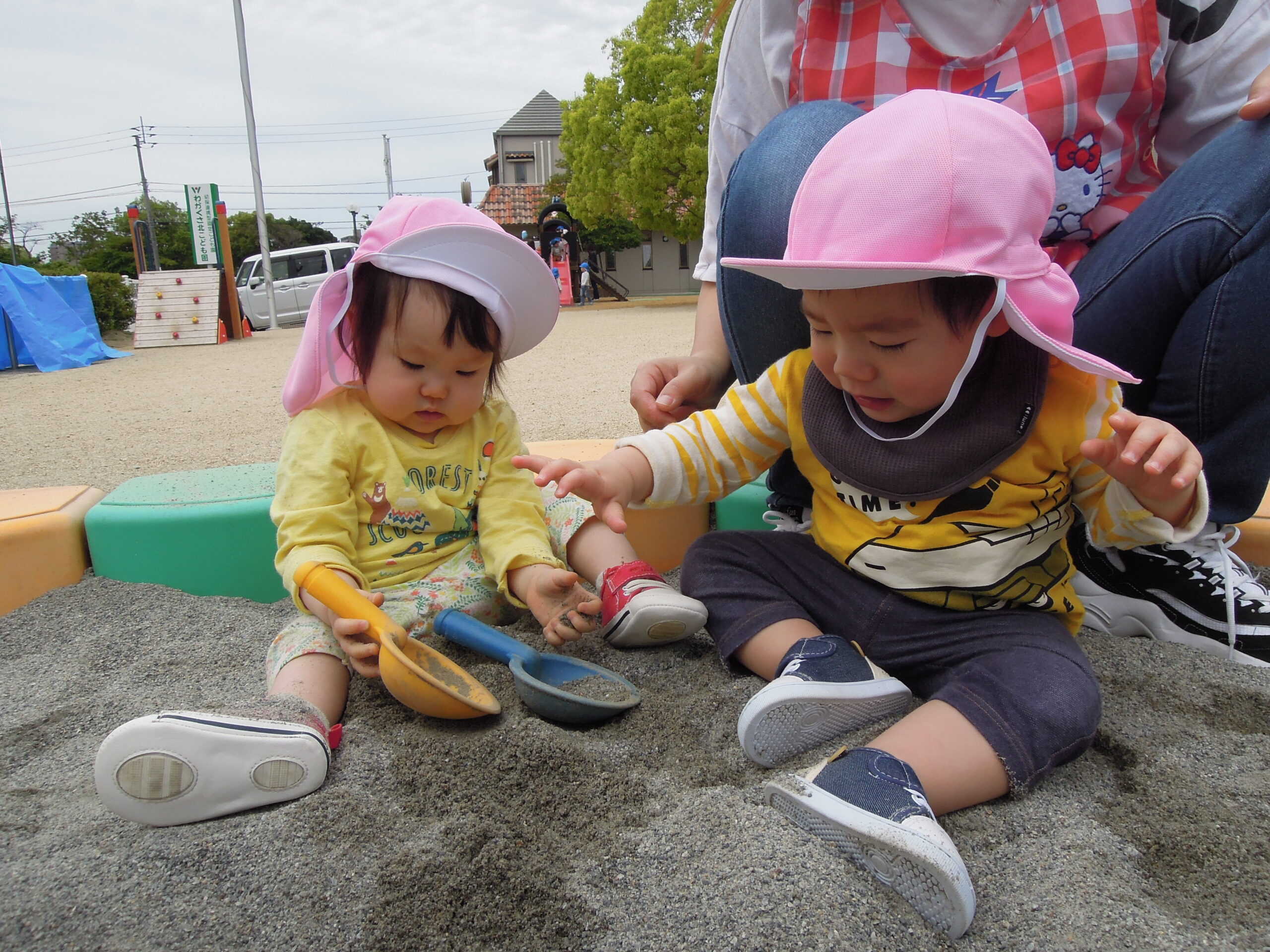 砂場遊び 楽しいね わかくさ保育園 わかくさ北こども園 わかくさほいくえん わかくさきたこどもえん 香川 宇多津 中讃