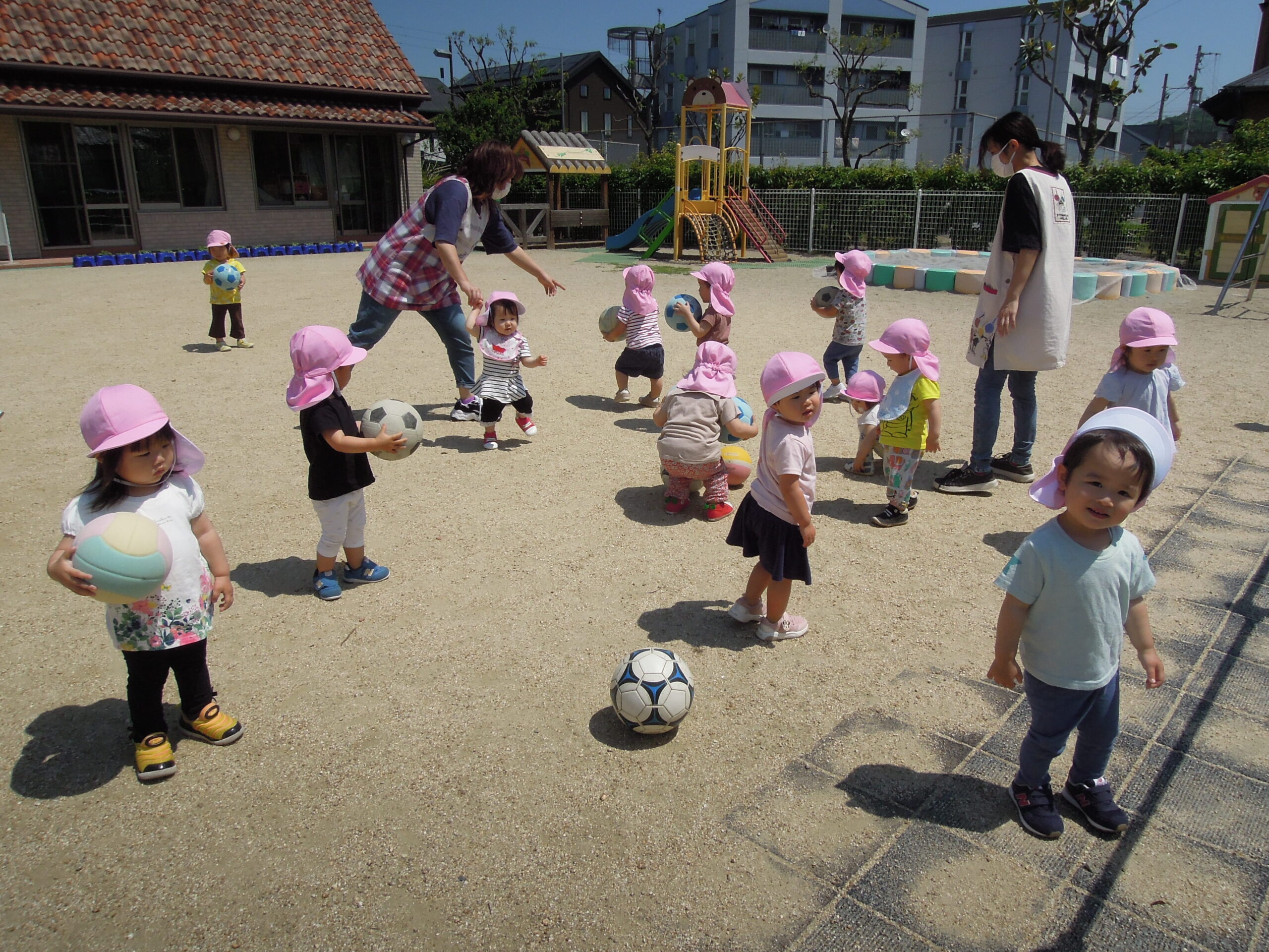 ボール遊び大好き わかくさ保育園 わかくさ北こども園 わかくさほいくえん わかくさきたこどもえん 香川 宇多津 中讃